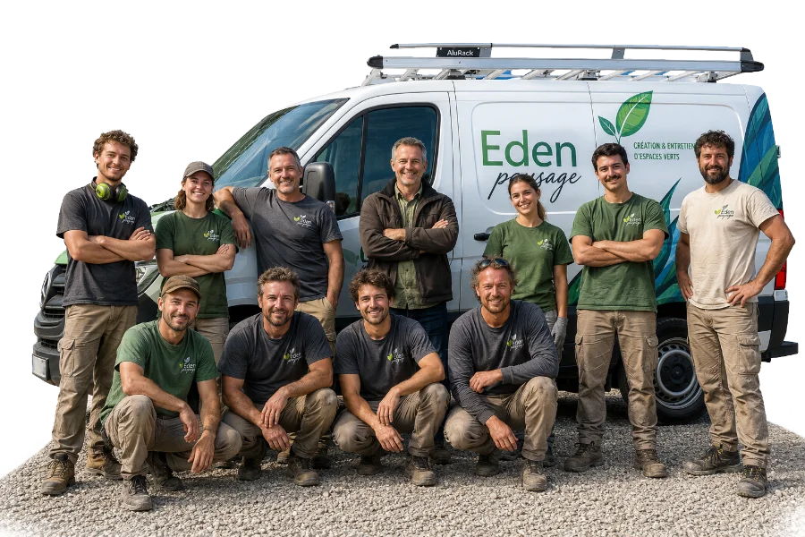 L'équipe de paysagistes Eden Paysage